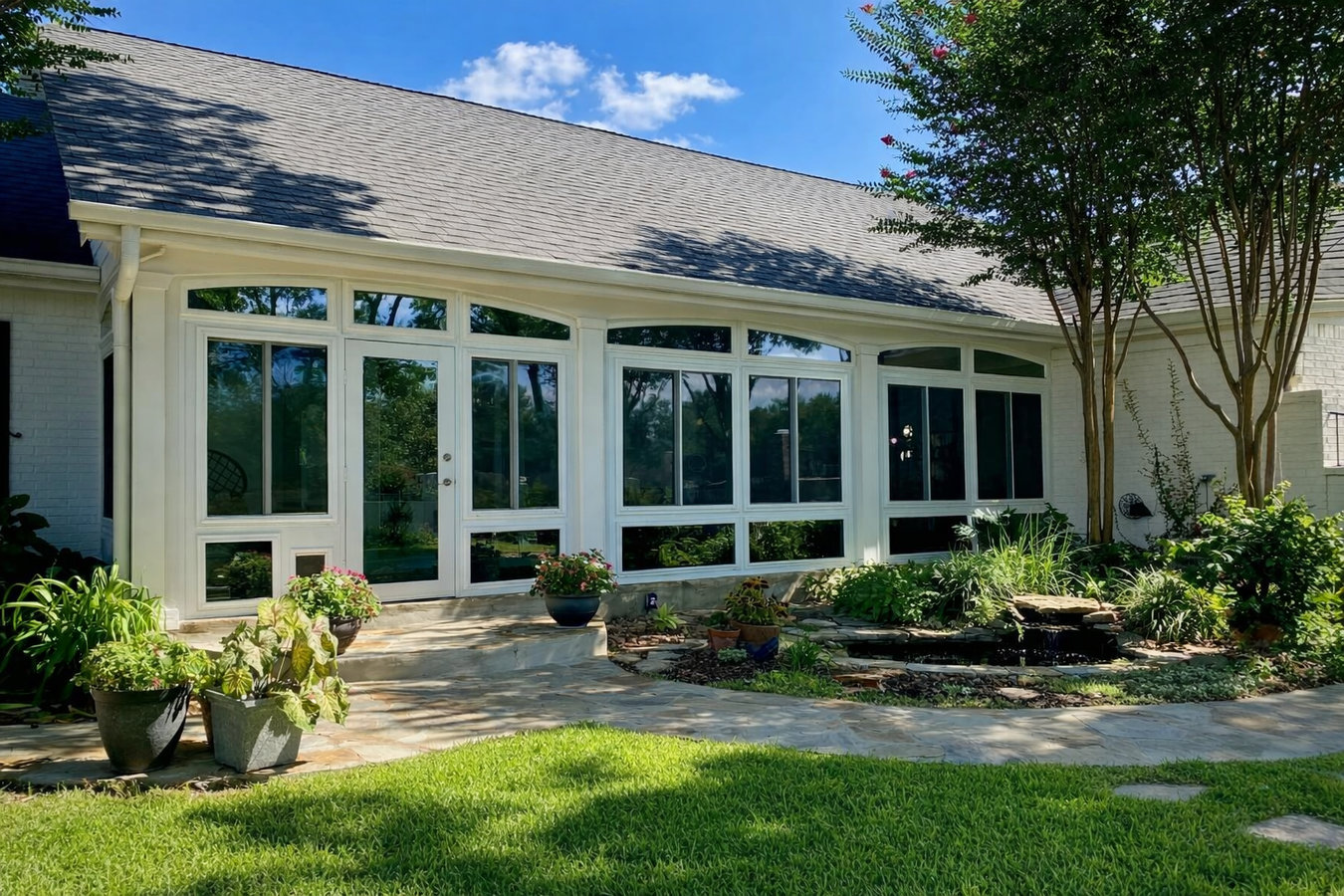 Patio-to-sunroom conversion in Hollywood, FL
